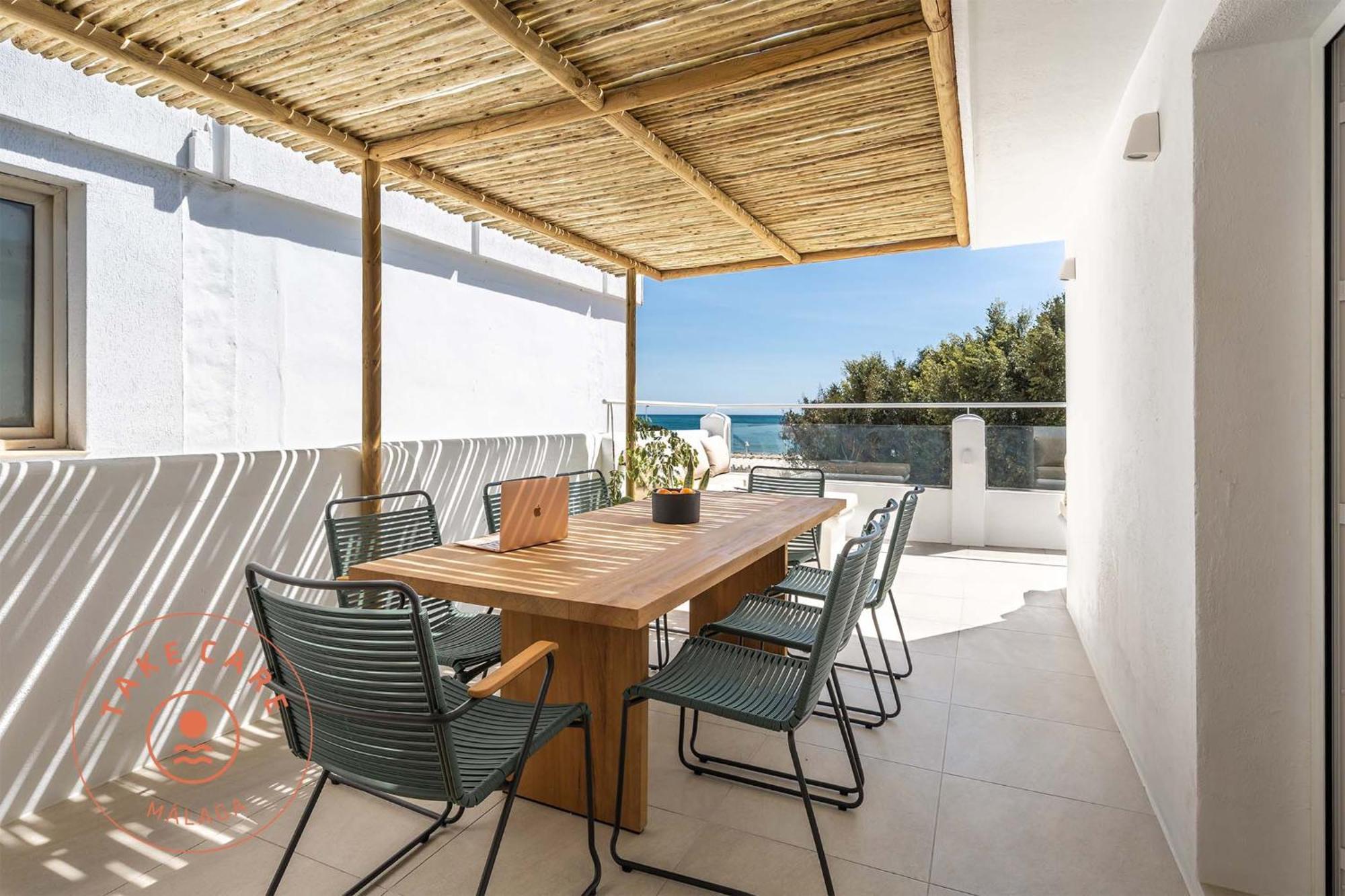 Luxury Beach House In El Palo! - Tcm マラガ エクステリア 写真