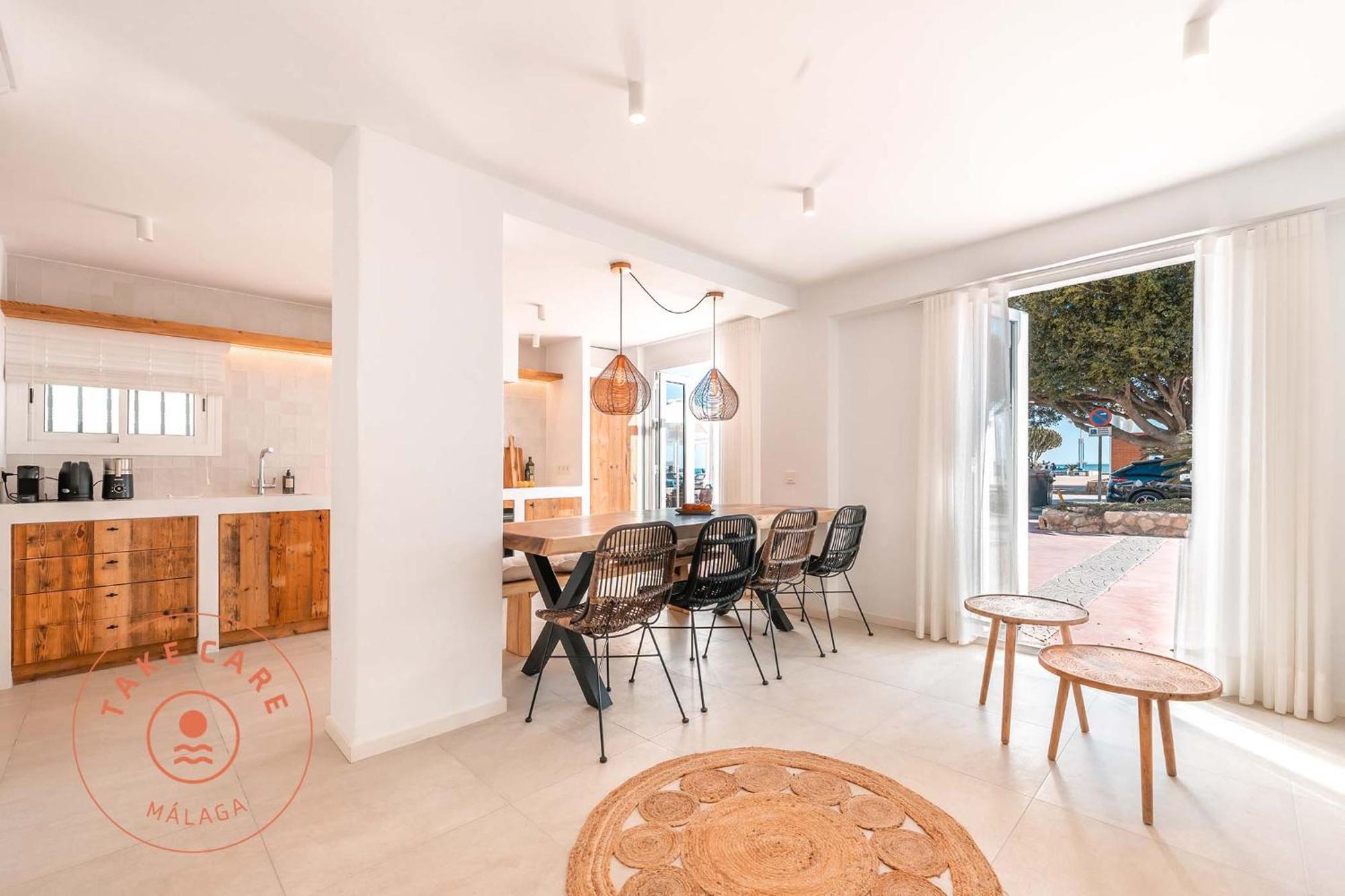 Luxury Beach House In El Palo! - Tcm マラガ エクステリア 写真